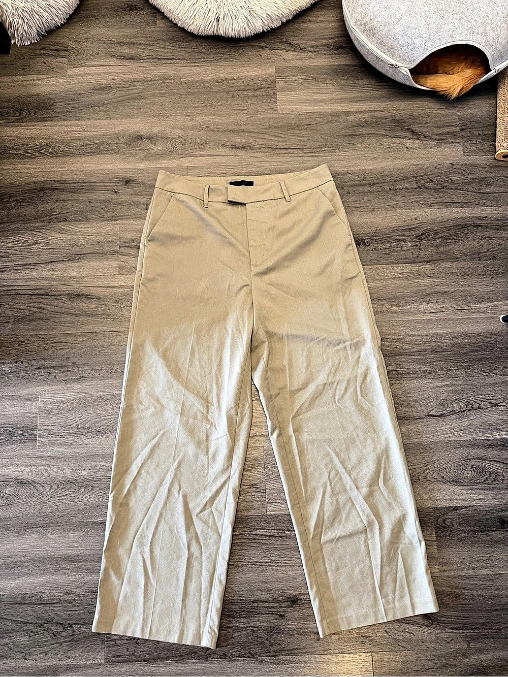 Oak + Fort Wide Leg Pants in green Size 36 Like New